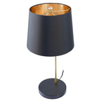 Black Desk Lamp for Bedside and Table Use with Ergonomic Lighting
