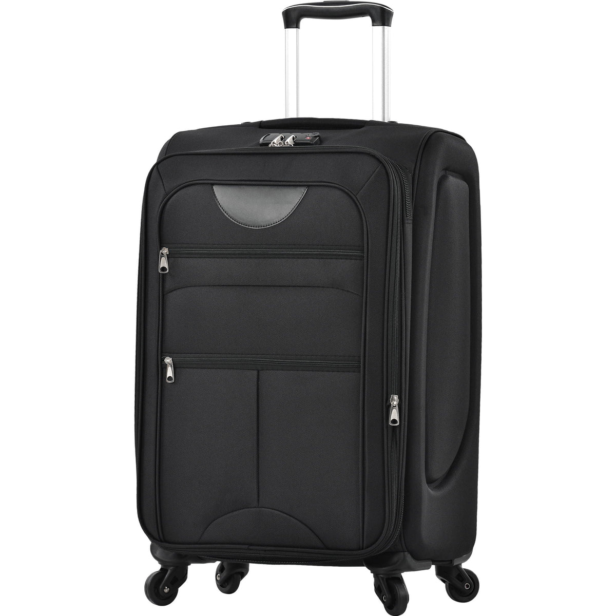Expandable Softside Luggage 3 Piece Set with Spinner Wheels - Multiple Colors