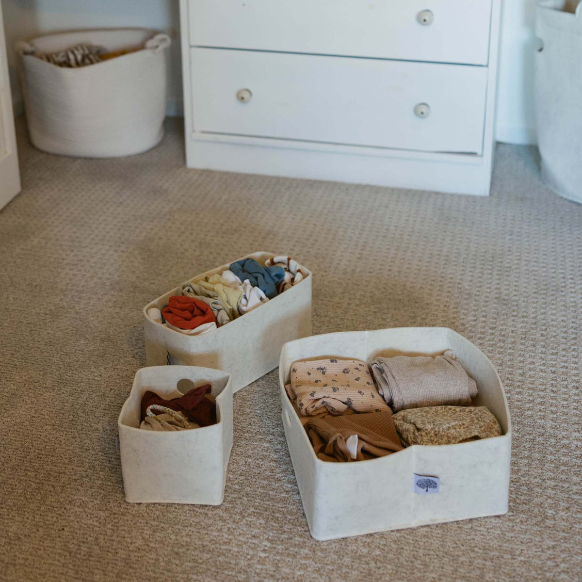 Parker Baby Co. Felt Drawer Organizers — 3-Piece Set