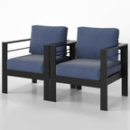 All-Weather Outdoor Patio Set with Thick Cushions - Multiple Colors