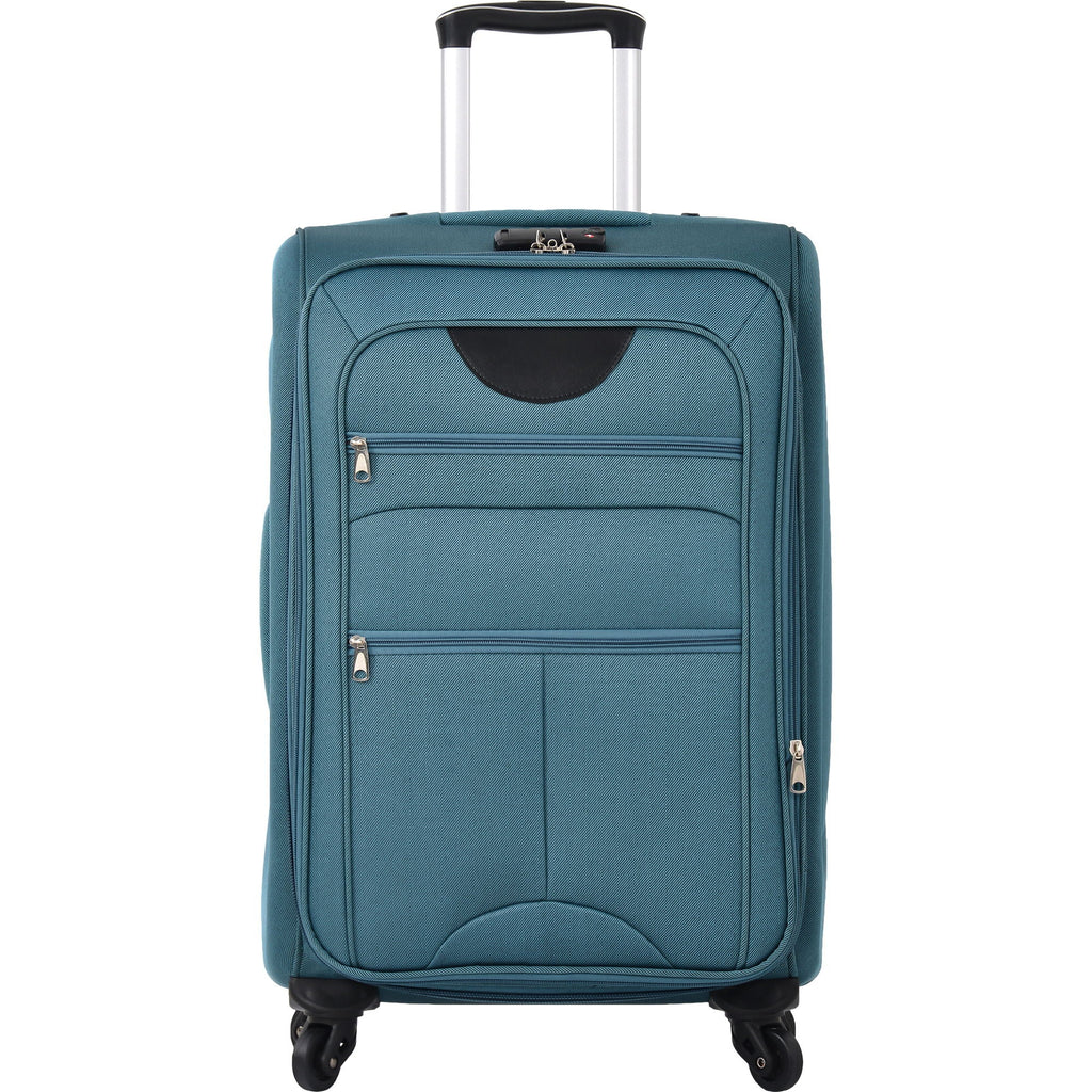 Expandable Softside Luggage 3 Piece Set with Spinner Wheels - Multiple Colors