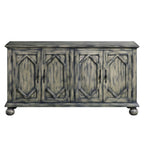 Pavan Console Cabinet with Patterned Doors - Gray