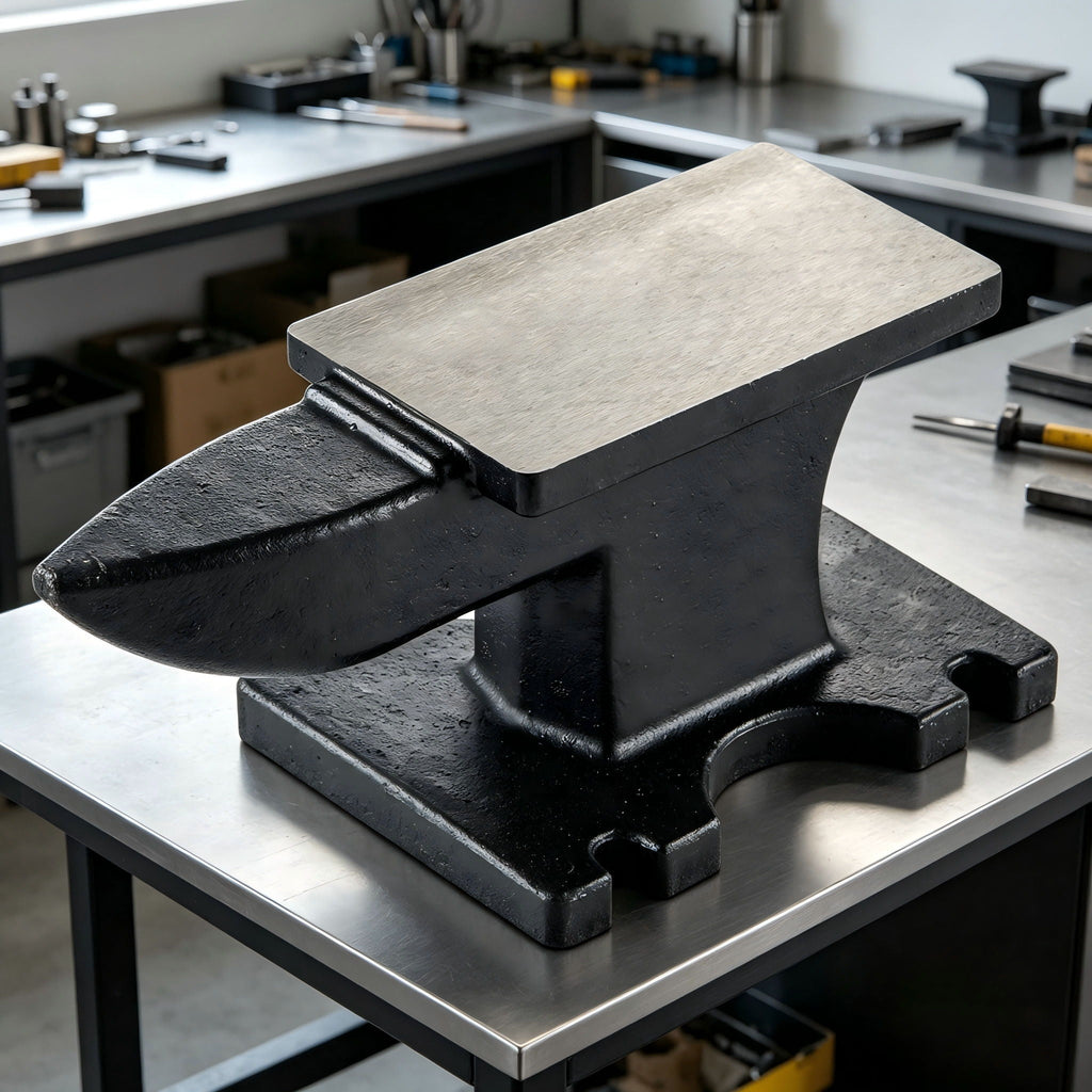 Single Horn Anvil with Stable Base - Black