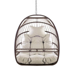 Khaki Hanging Swing Egg Chair