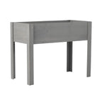 Solid Wood Raised Garden Bed with Legs - Available in Gray, Dark Gray, Dark Brown