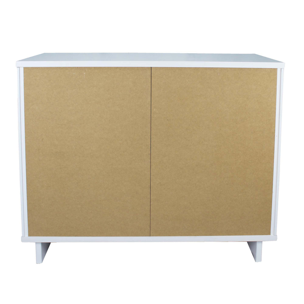 Solid Wood 3 Drawer Dresser with Ribbed Fronts - Multiple Colors