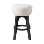 Backless Bar Stools with Soft Cushion - Set of 2 - Brown