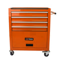 Multifunctional 4-Drawer Tool Cart with Wheels - Blue or Orange