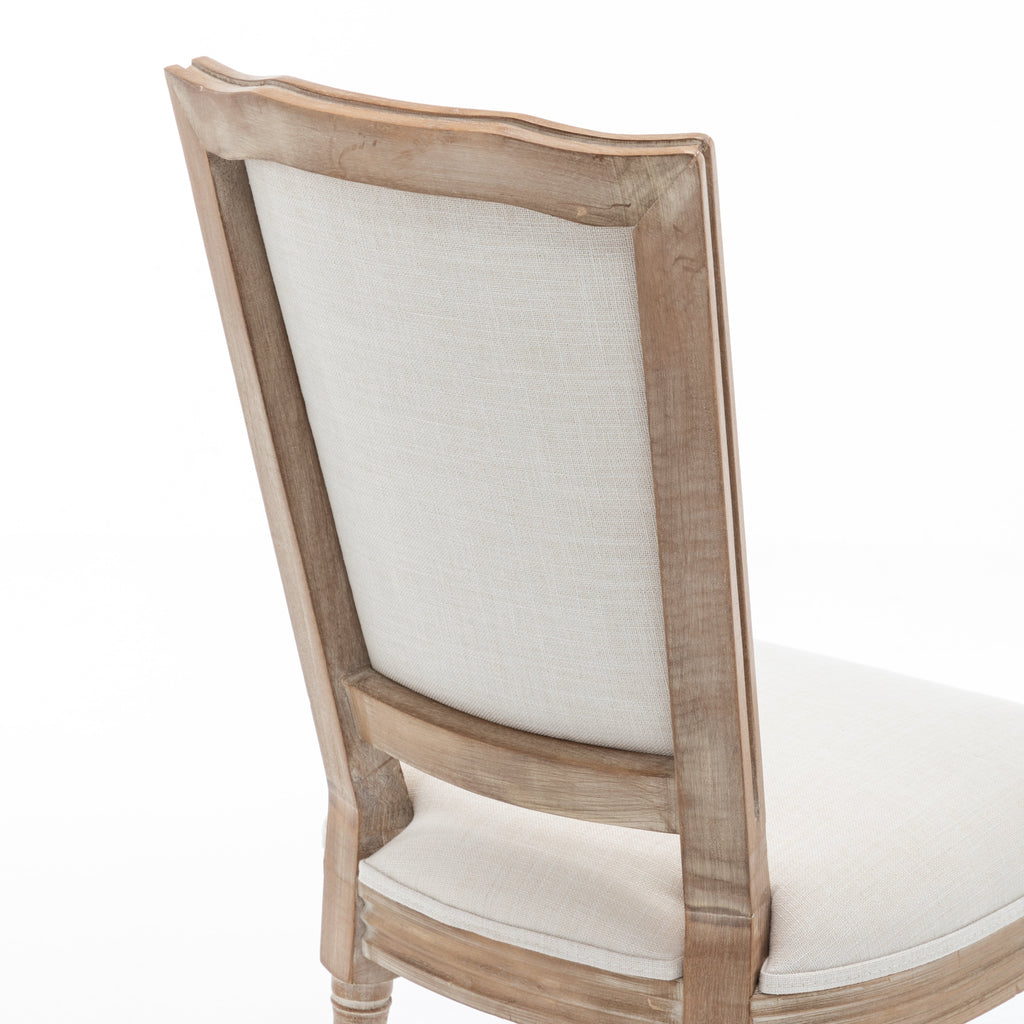 Farmhouse Solid Wood Frame Dining Chairs with Cushioned Seat