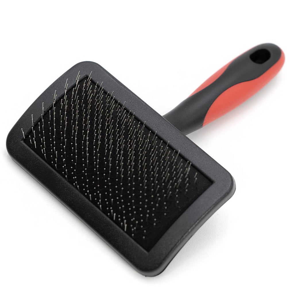 Jeffers Dual-Level Pin Slicker Brush for Dogs & Cats