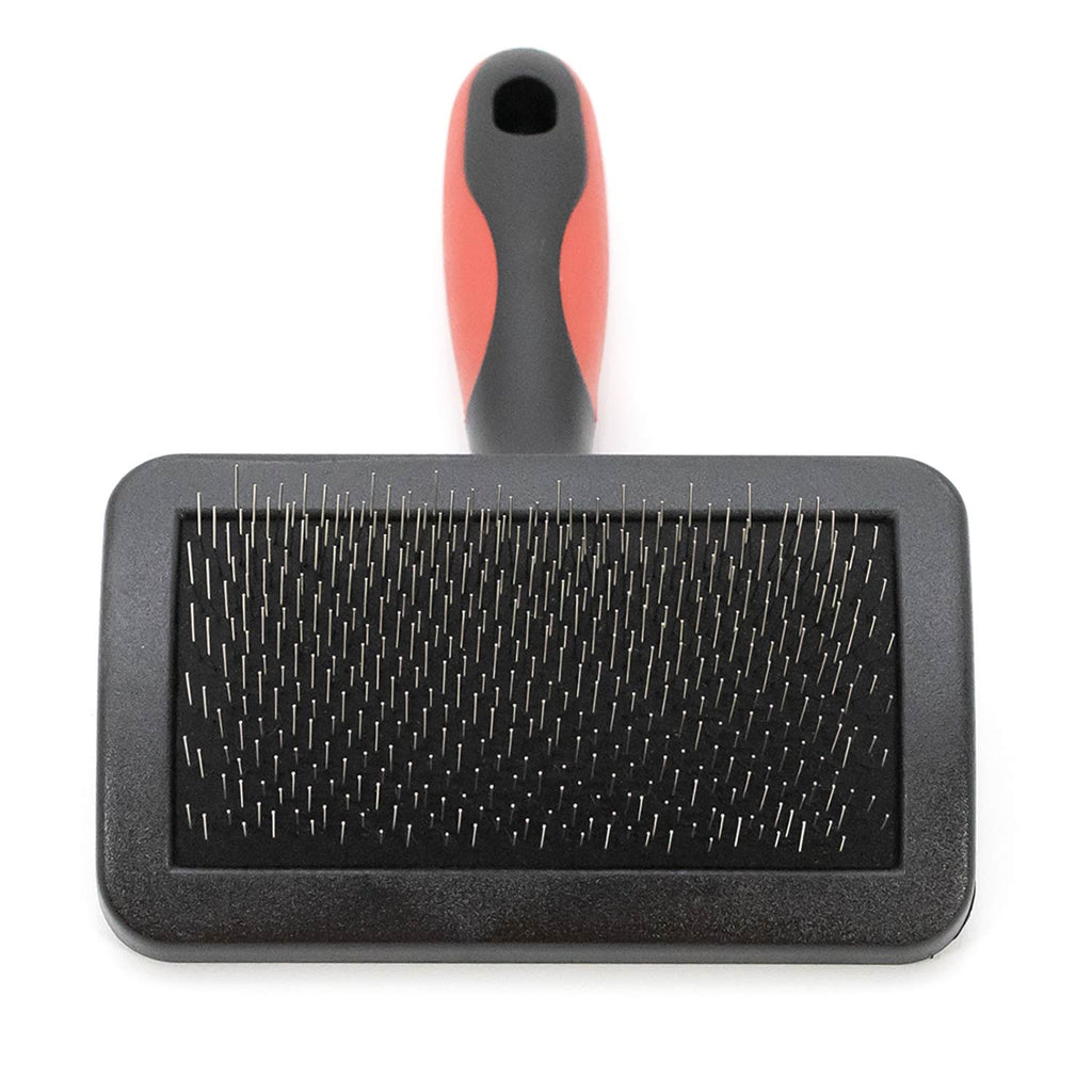 Jeffers Dual-Level Pin Slicker Brush for Dogs & Cats