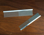Jeffers Flat Back Steel Pet Grooming Comb